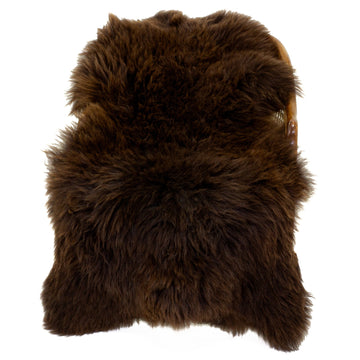 Thick Plush Brown Sheepskin