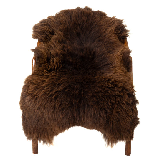 Thick Cushy Brown Sheepskin