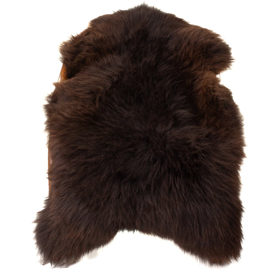 Thick Cushy Dark Brown Sheepskin