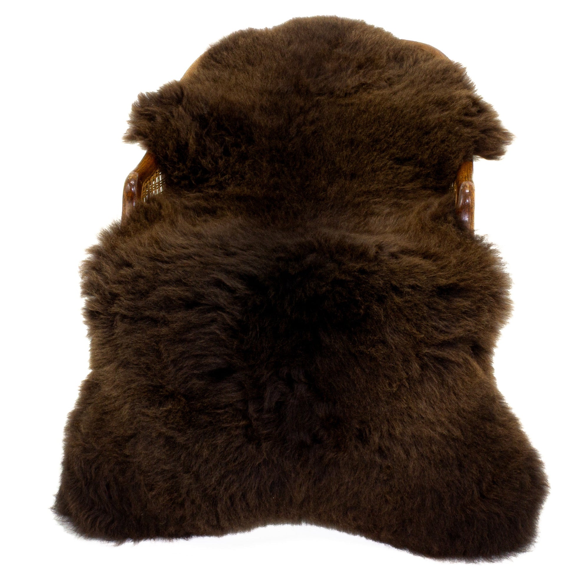 Thick Dense Cushy Brown Sheepskin