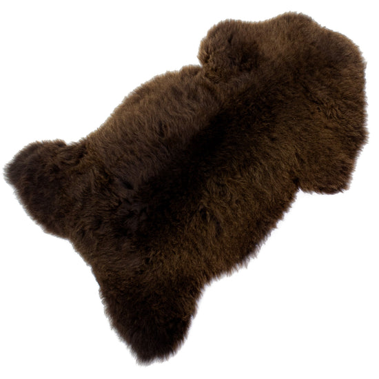 Thick Dense Cushy Brown Sheepskin