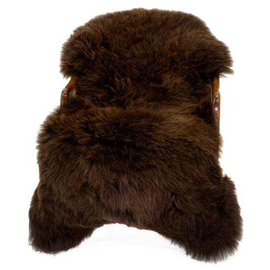 Thick Dense Cushy Brown Sheepskin