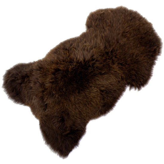 Thick Dense Cushy Brown Sheepskin
