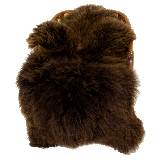 Thick Dense Cushy Brown Sheepskin
