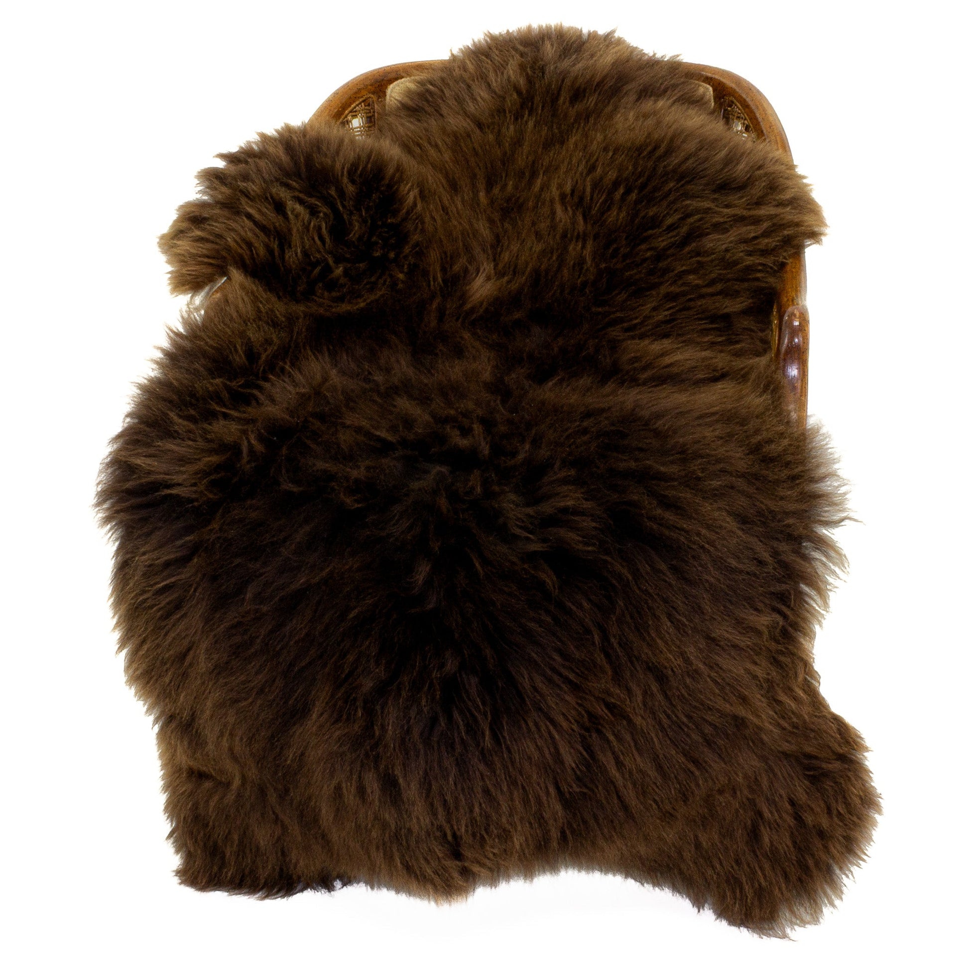 Thick Dense Cushy Brown Sheepskin