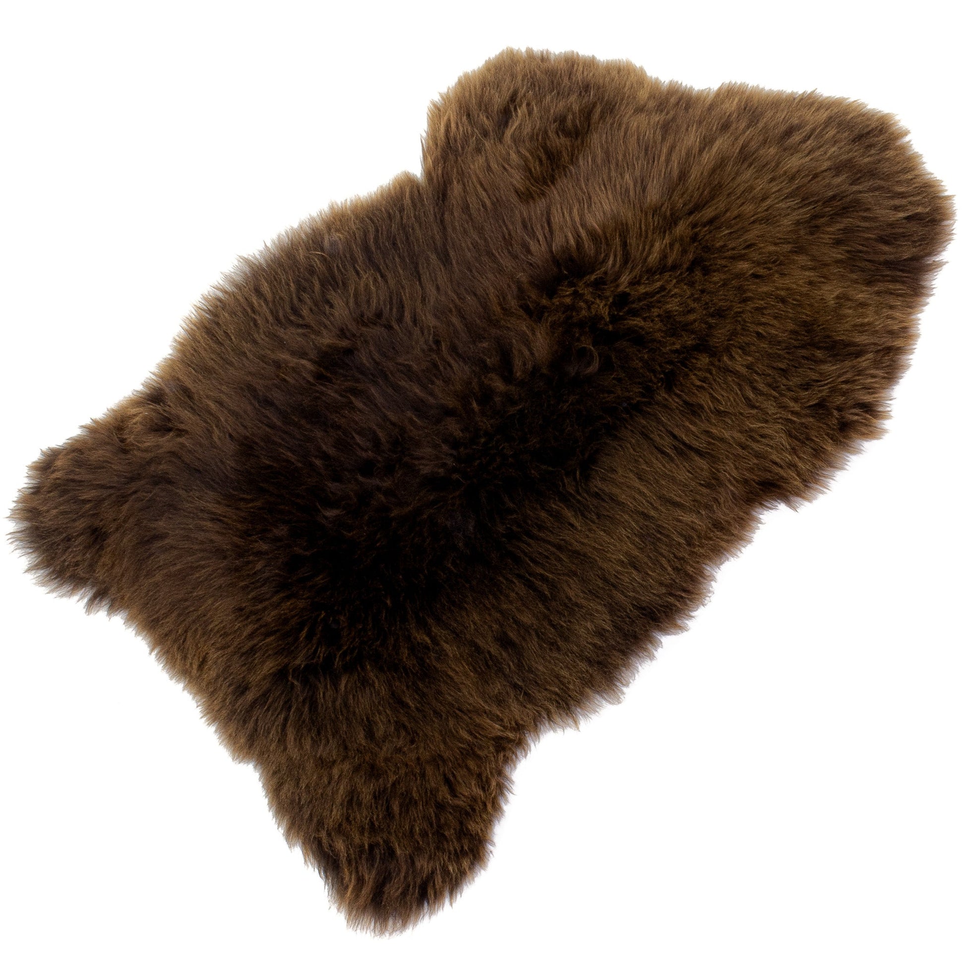 Thick Dense Cushy Brown Sheepskin
