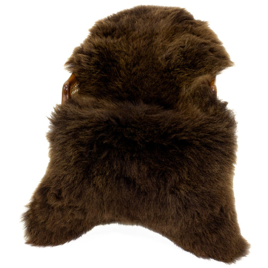 Large Thick Dense Cushy Brown Sheepskin