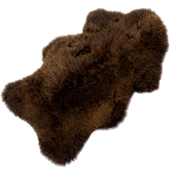 Large Thick Cushy Brown Sheepskin