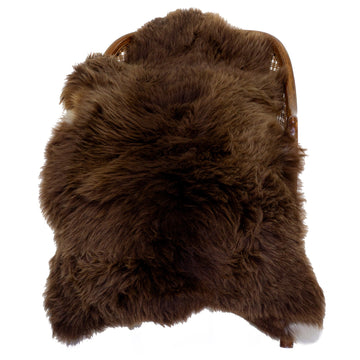 Thick Cushy Light Brown Sheepskin