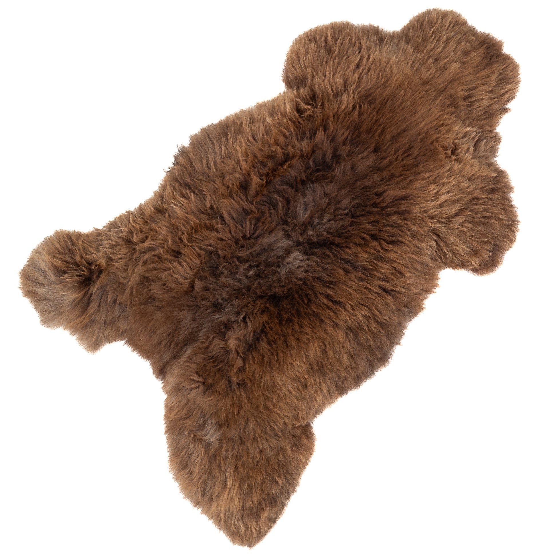 Thick Cushy Light Brown Sheepskin Rug
