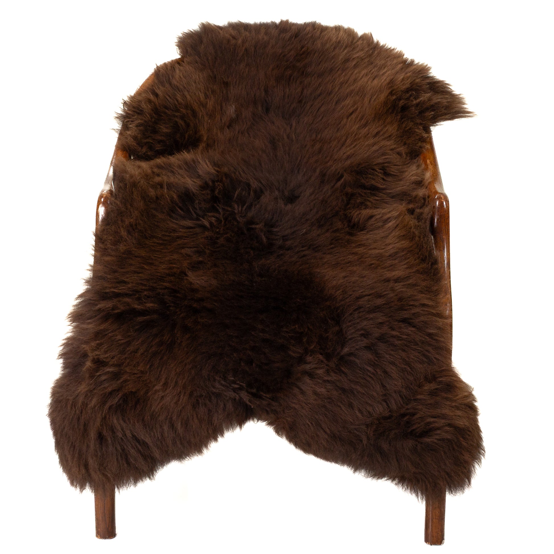 Thick Cushy Light Brown Sheepskin