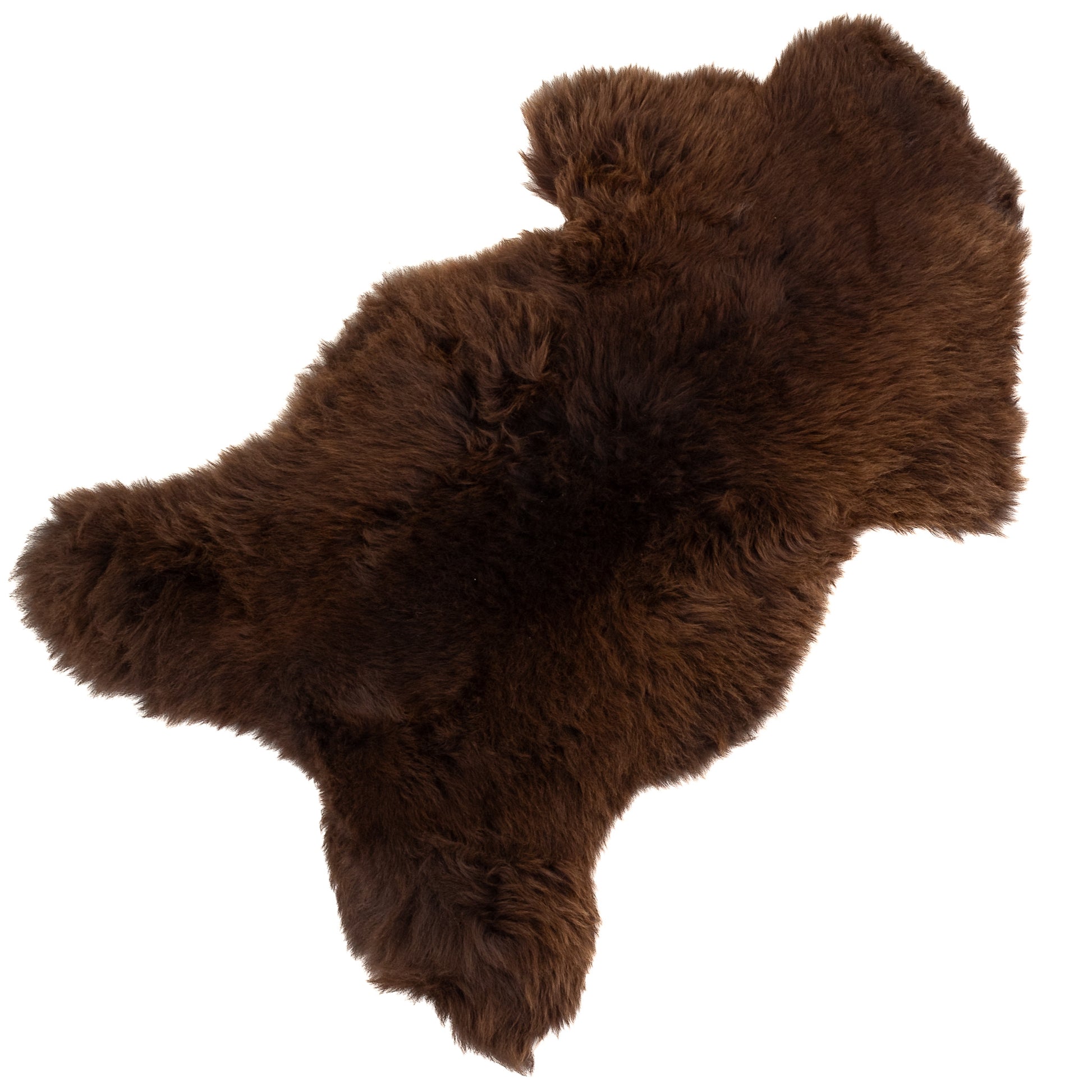 Thick Cushy Light Brown Sheepskin Rug