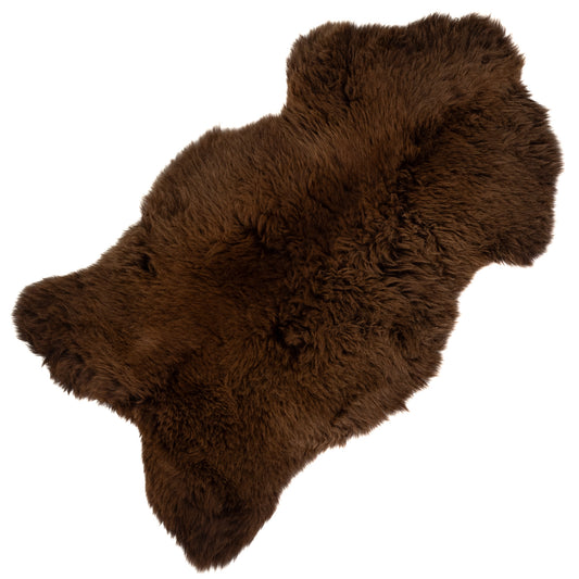 Thick Cushy Light Brown Sheepskin Rug