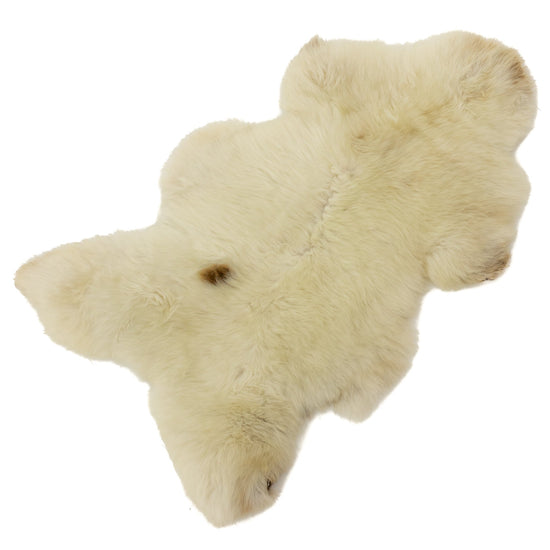 Thick Cushy Light Mottled w Dot Sheepskin