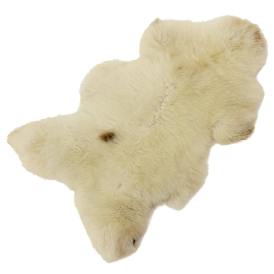 Thick Cushy Light Mottled w Dot Sheepskin
