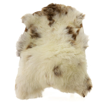 Thick Cushy Light Mottled Sheepskin