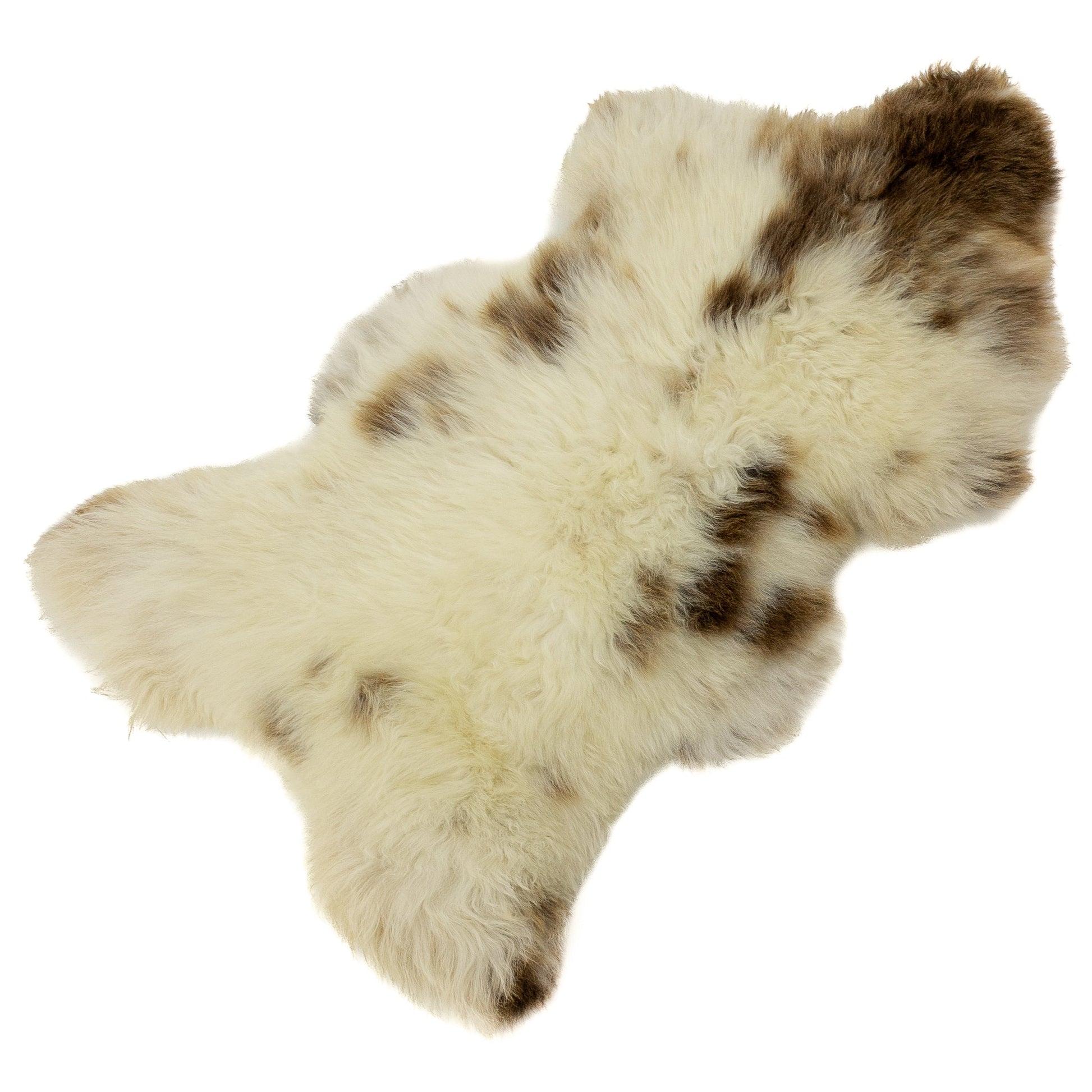 Thick Cushy Light Mottled Sheepskin