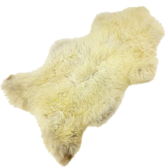 Thick Cushy Short Wool Light Mottled Sheepskin