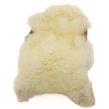 Large Thick Cushy Ivory w Light Mottled Sheepskin