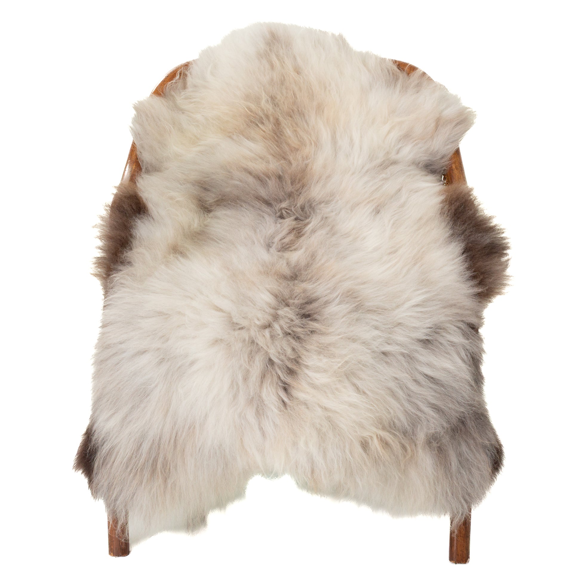 Thick Cushy Silver w Light Gray Sheepskin