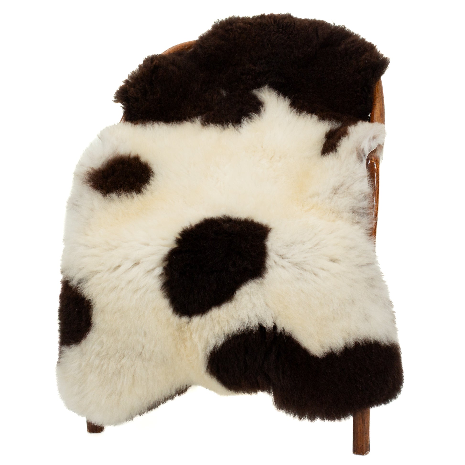 Thick Short Soft Wool Dark Spot Swedish Sheepskin