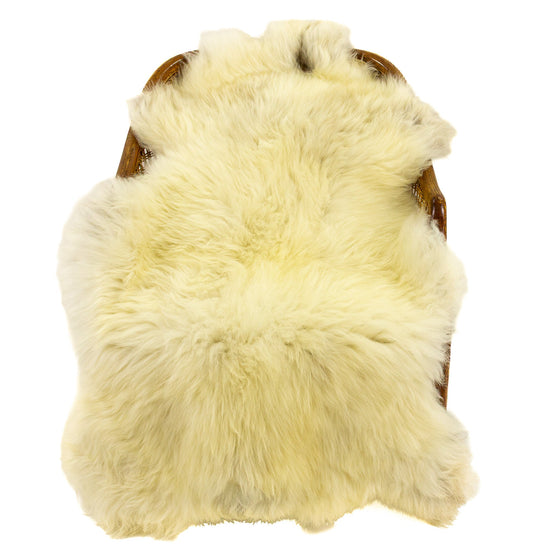 Thick Short Wool Light Mottled Sheepskin