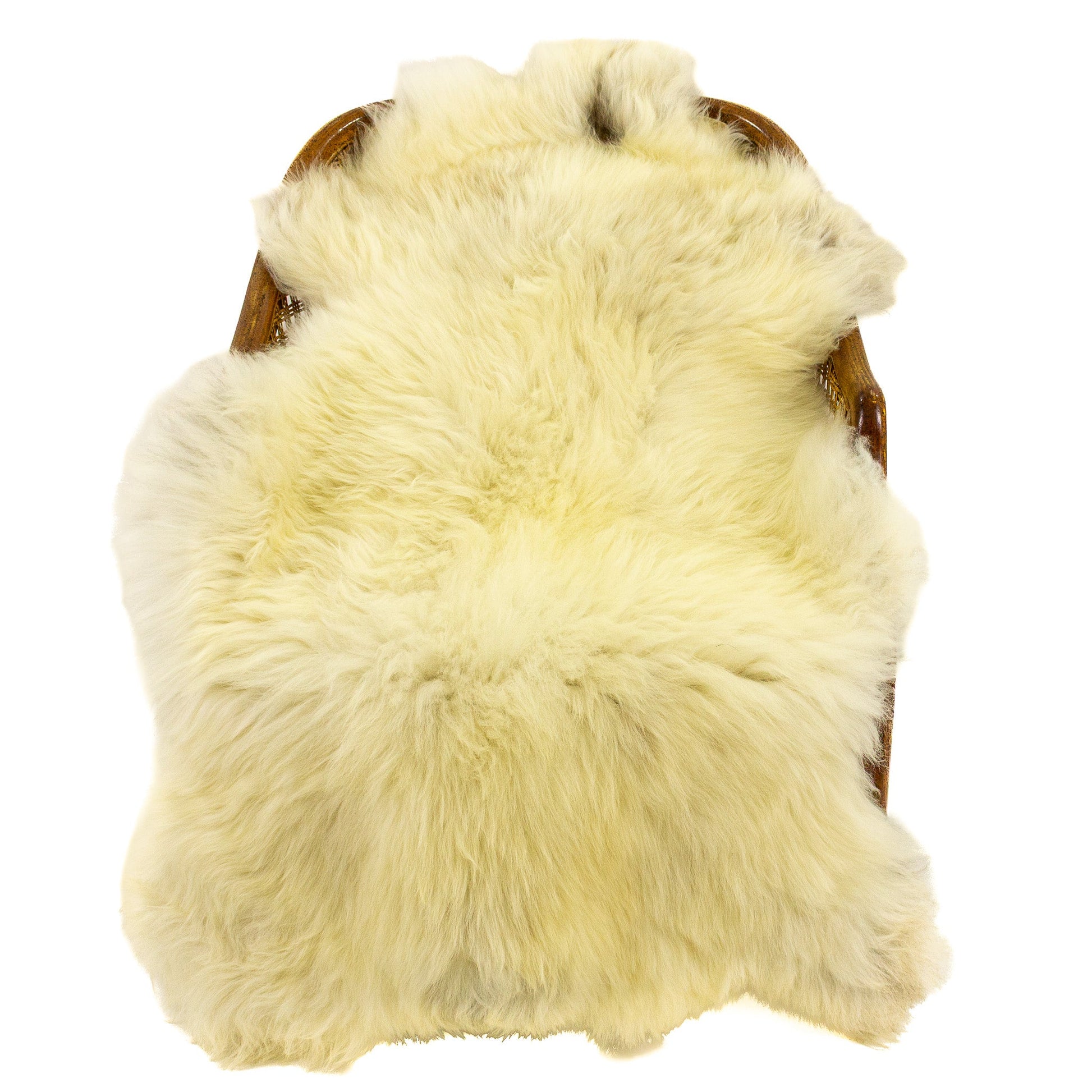 Thick Short Wool Light Mottled Sheepskin