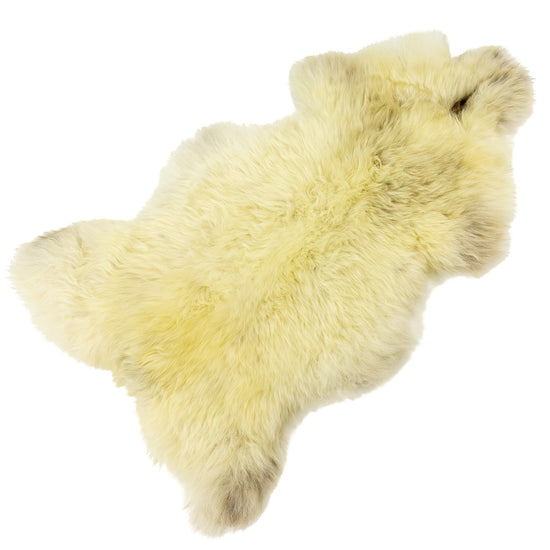 Thick Short Wool Light Mottled Sheepskin