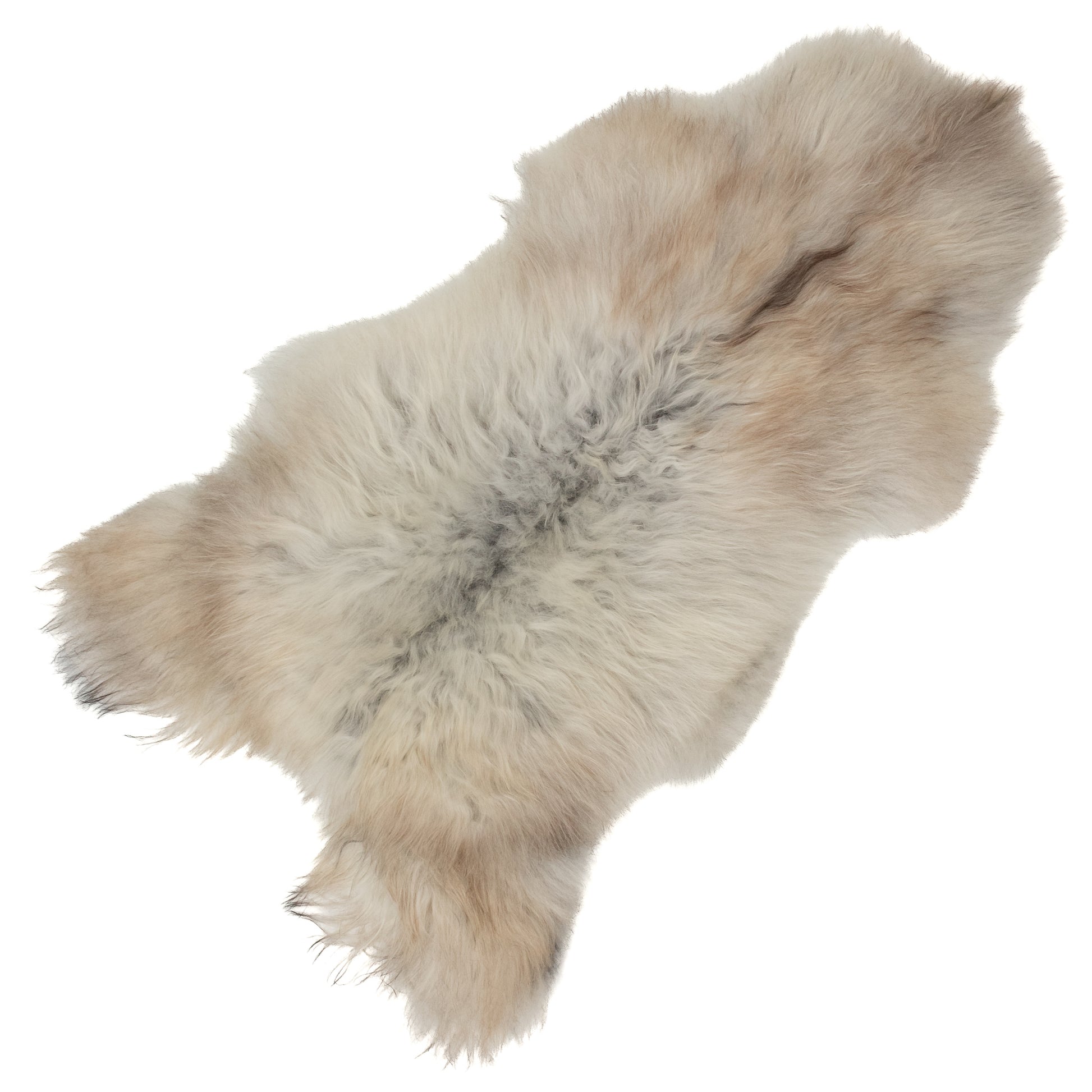 White Light Gray Icelandic Sheepskin Rug