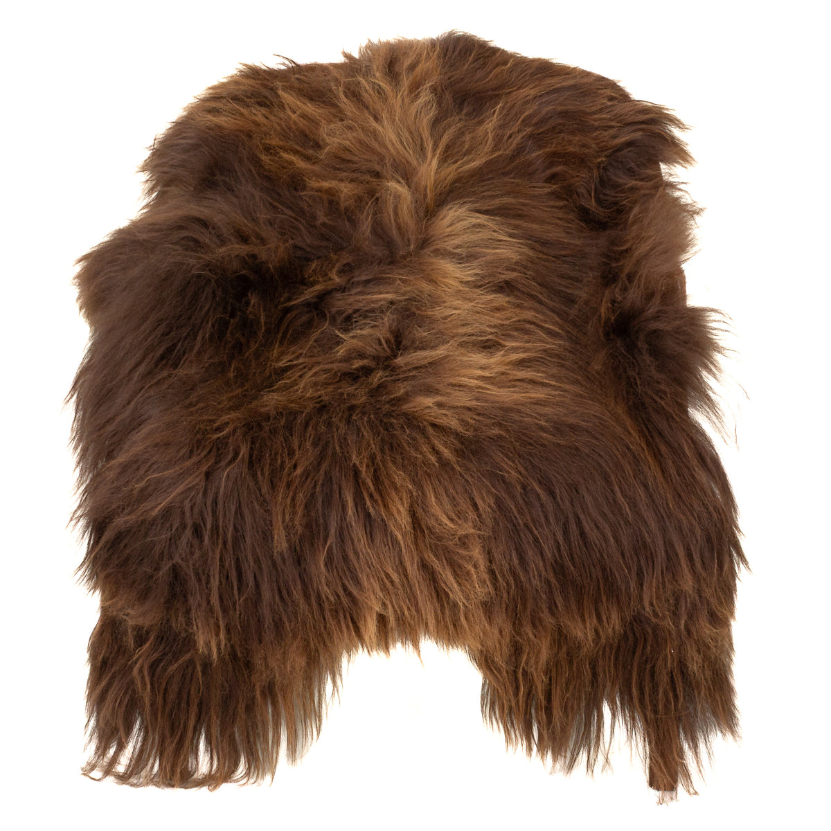 Wide Brown w Some Blonde Icelandic Sheepskin