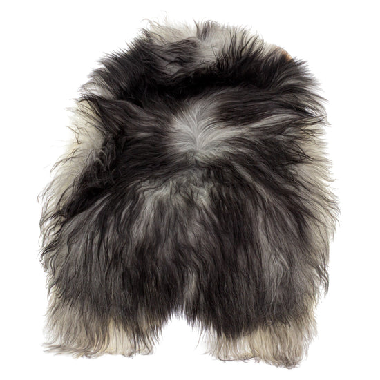 Wide Natural Dark Gray Icelandic Sheepskin