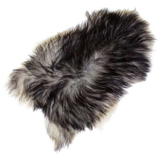 Wide Natural Dark Gray Icelandic Sheepskin