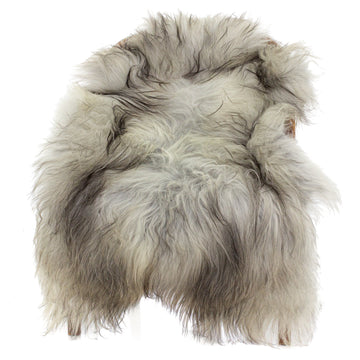 Wide Natural Gray Icelandic Sheepskin